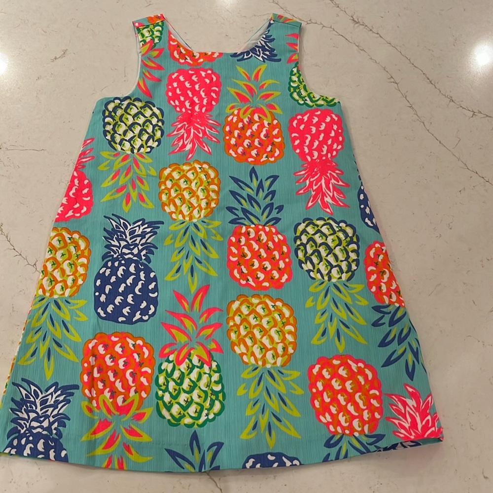 New Tommy Bahama Kids Pineapple Shift Dress